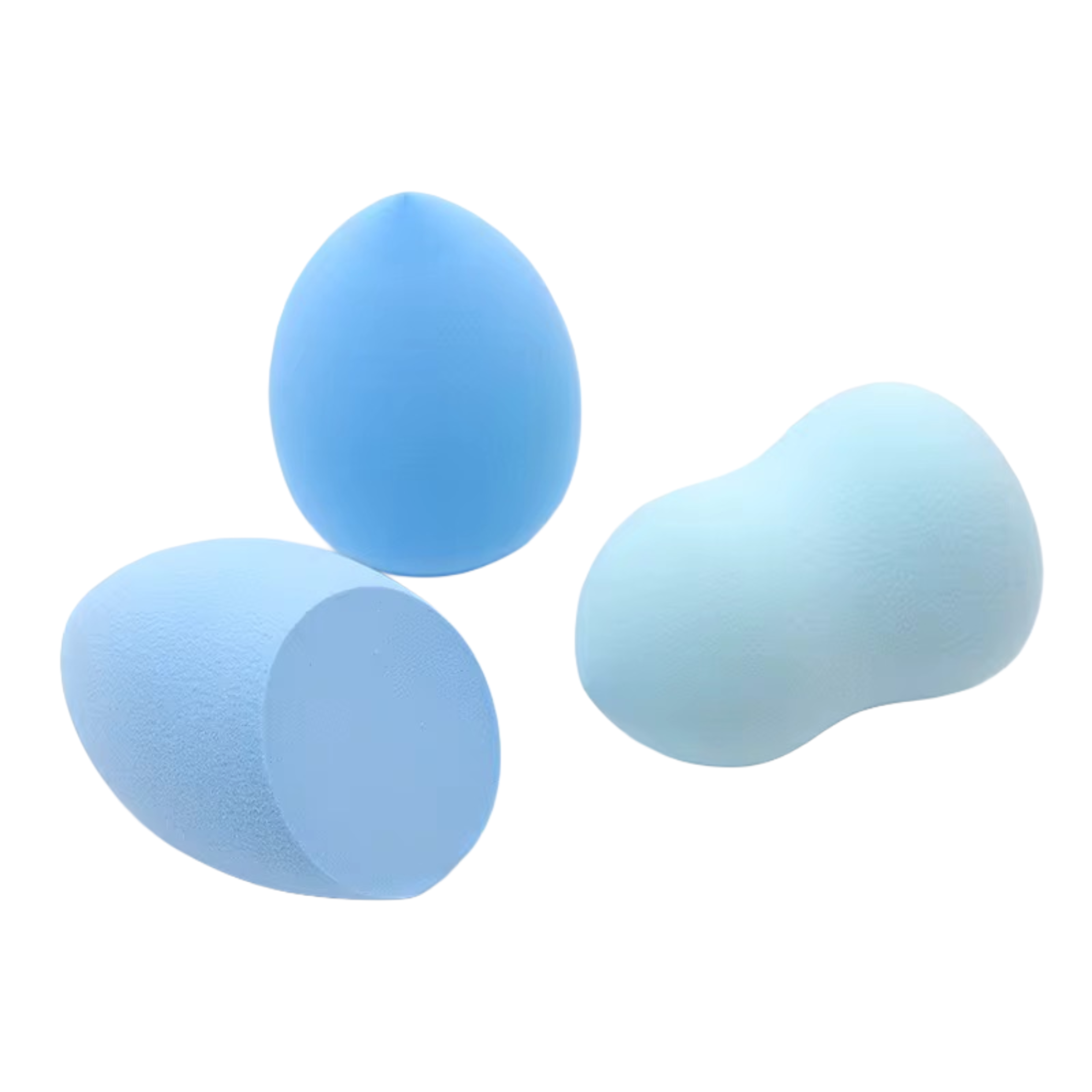 Frosted Elegance – 12-Piece Brush Set + 3 Beauty Blenders