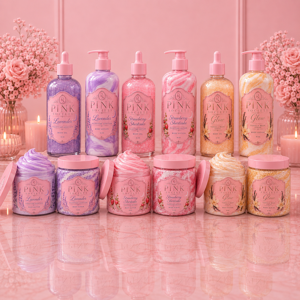 Pink Society Body Care Collection