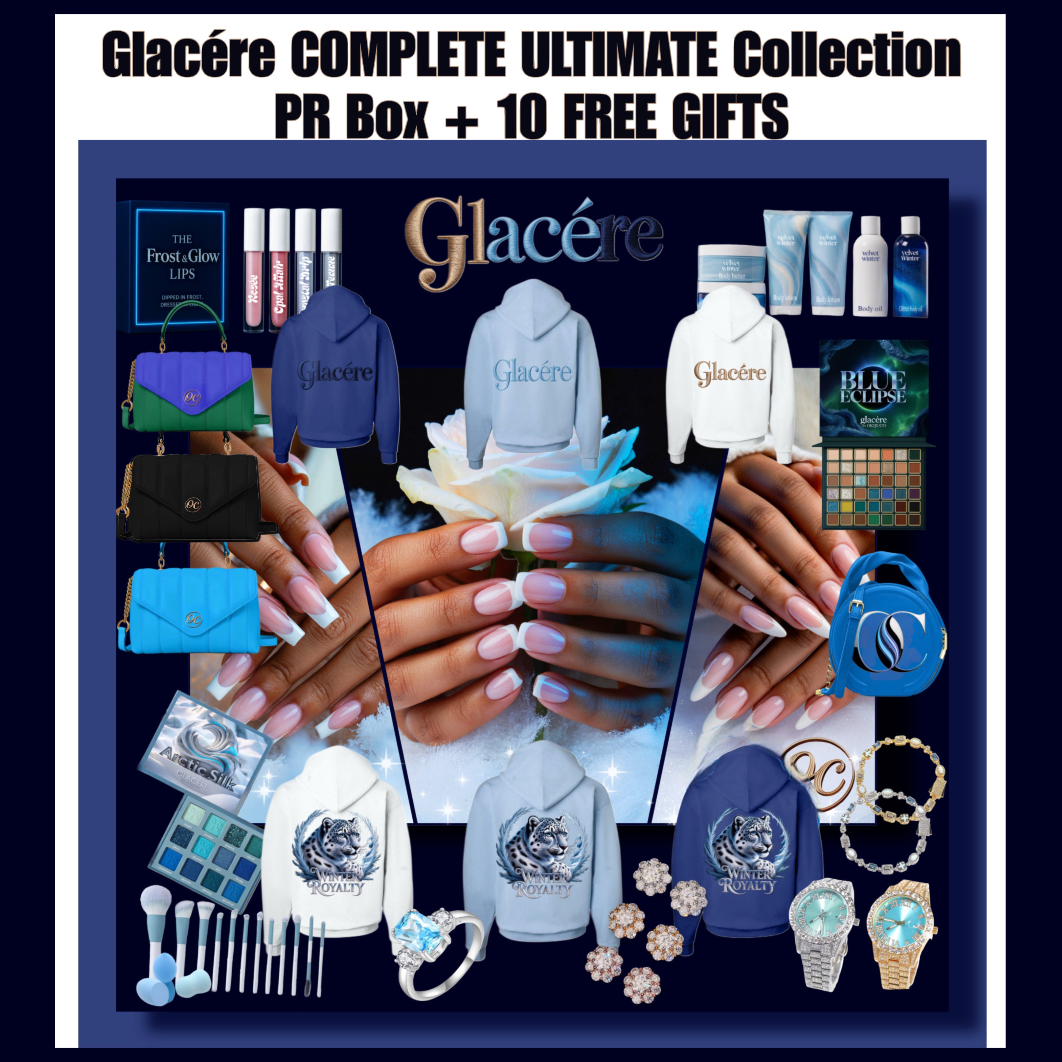 Glacère Entire Complete Collection PR Box + 10 Free Gifts