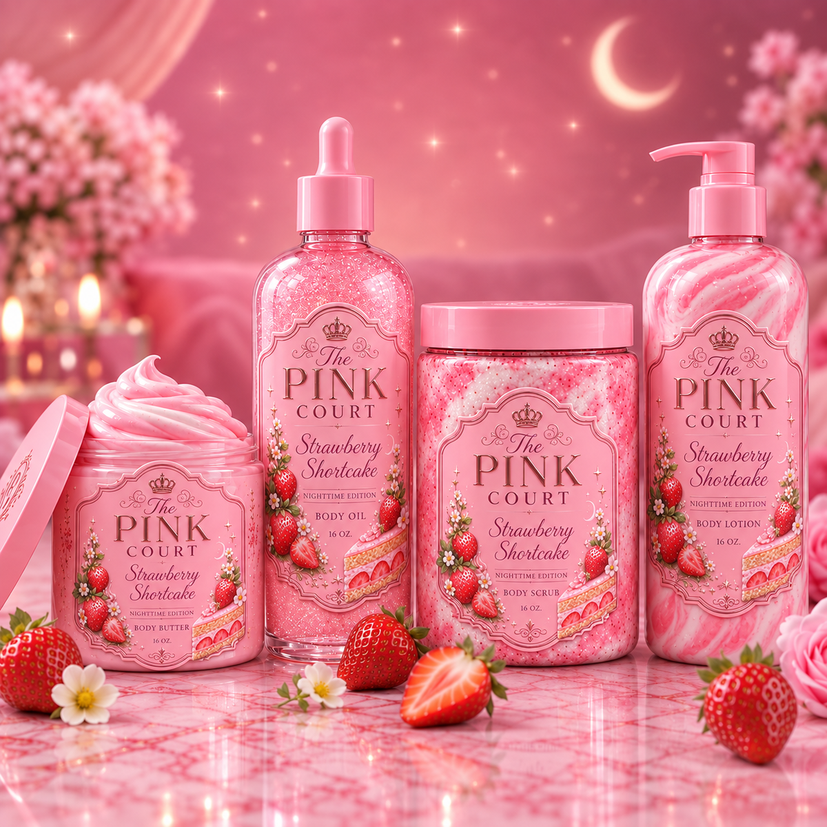 The Pink Court – Strawberry Shortcake Skincare Collection