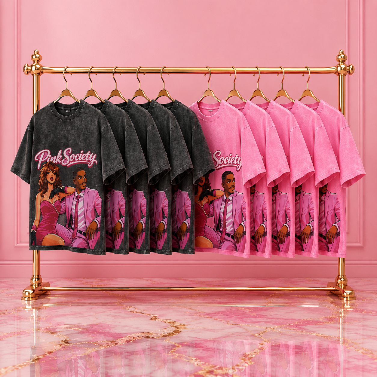 Pink Society Streetwear Tee