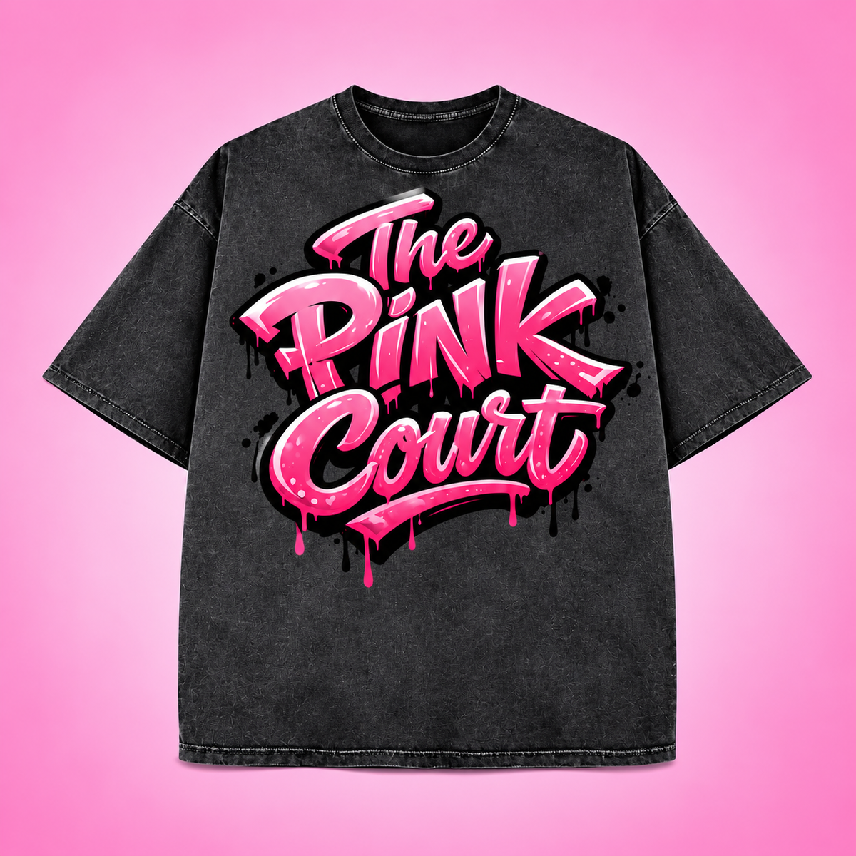 The Pink Court Signature Graphic Tee Collection