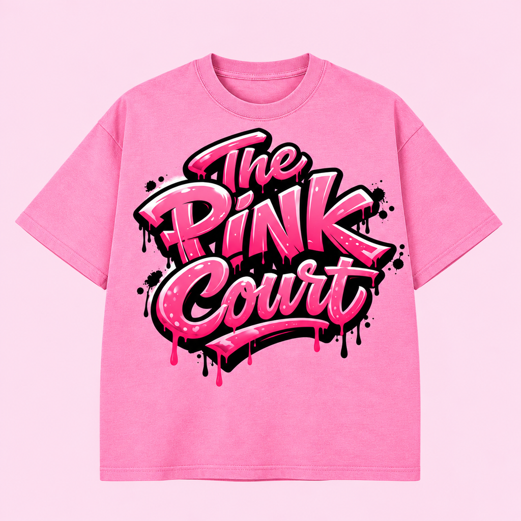 The Pink Court Signature Graphic Tee Collection