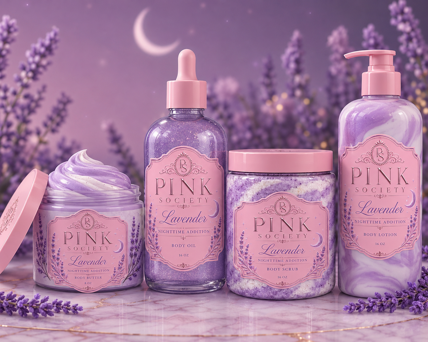 Pink Society Body Care Collection