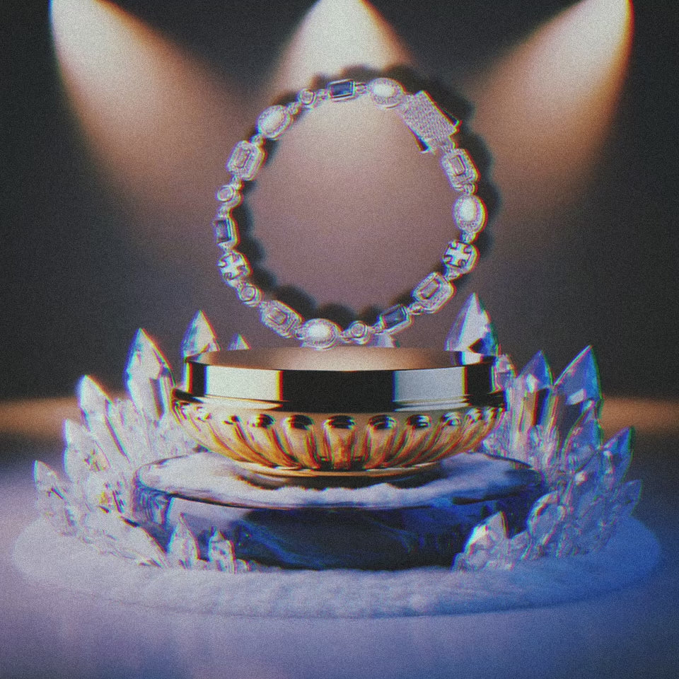 The Icelene Bracelet — Gold & Silver Edition